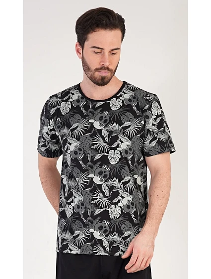 Pánské pyžamo šortky model 22408126 - Vienetta MAN Pánské pyžamo šortky model 22408126 - Vienetta MAN