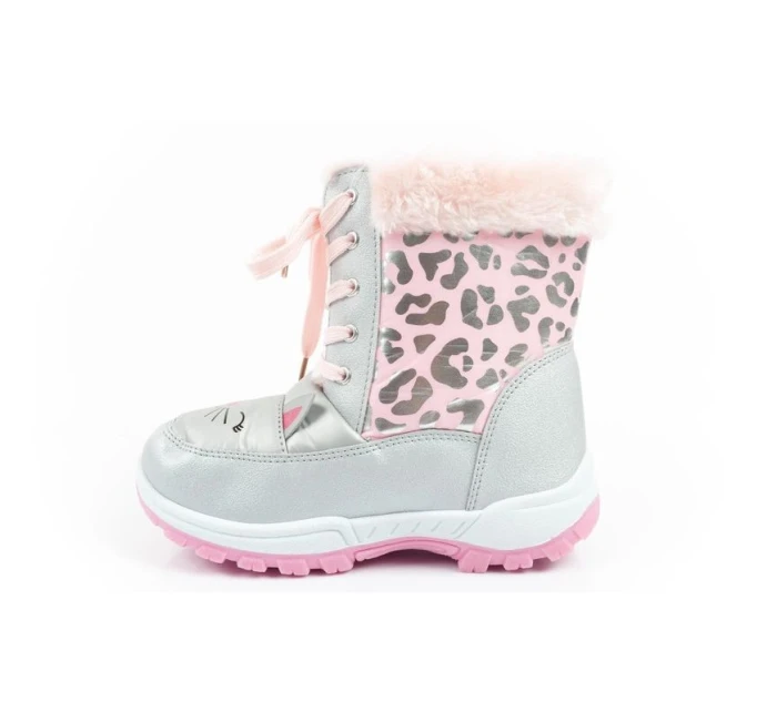 dětské zimní sněhové boty  teplé pro dívky model 21813343 - Leomil