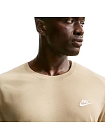 Pánské tričko Club Tee, béžové, model 22276323 - NIKE Pánské tričko Club Tee, béžové, model 22276323 - NIKE
