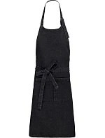 K 885 Zástěra s laclem model 22511018 black denim - Kariban K 885 Zástěra s laclem model 22511018 black denim - Kariban