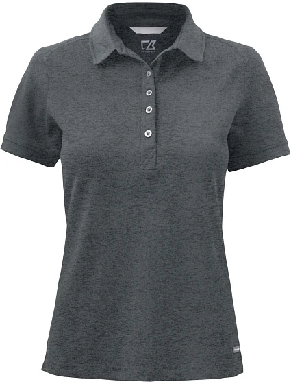 Cutter & Buck Advantage Polo Women Dámske piqué polo 68.4419 antracitová melírovaná Cutter & Buck Advantage Polo Women Dámske piqué polo 68.4419 antracitová melírovaná