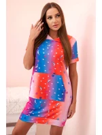 Dámske šaty bez ramienok s ozdobnými sponami béžovej farby