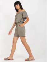 Kombinéza D73781M62266KA khaki farba Kombinéza D73781M62266KA khaki farba