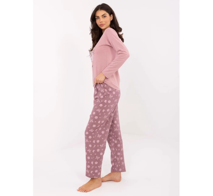 DU PI pyžamo FP 001.48 svetloružové