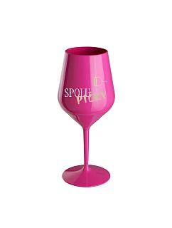 SPOLUPIČKY – ružová nerozbitná pohár na víno 470 ml
