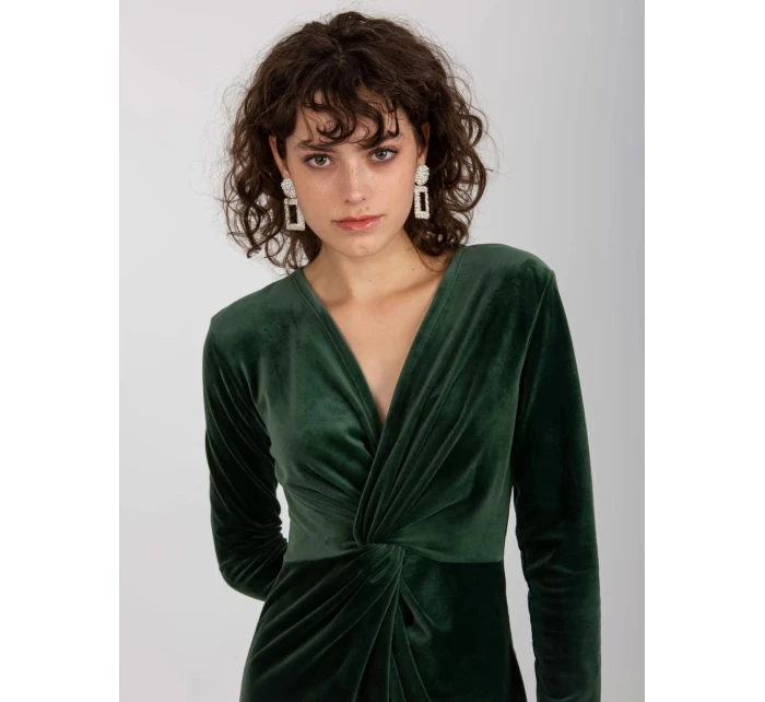 Dámské šaty RP SK model 19349778 tmavě zelená - Rue Paris