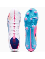Pánske športové kopačky Ultra 5 Match Vol.Up FG/MG M 108064-01 White Mix - Puma