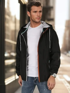 Pánska prechodná bunda čierna FashionStreet TX4700