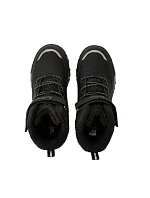 Lee Cooper sportovní boty, černé kotníkové boty s podšívkou a suchým zipem
