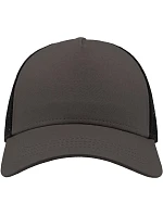 Rapper Cotton 5 panelová Trucker kšiltovka dark grey/black model 22542214 - Atlantis Headwear Rapper Cotton 5 panelová Trucker kšiltovka dark grey/black model 22542214 - Atlantis Headwear