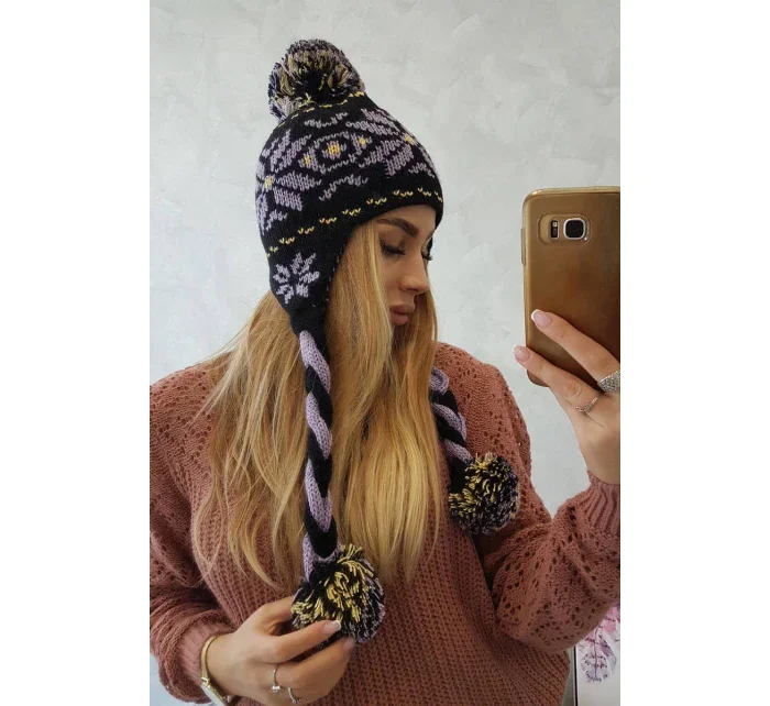 Kostkovaná čepice model 18751491 - K-Fashion