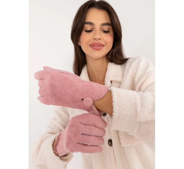 Rukavice AT RK model 20527623 světle růžové - FPrice