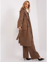 Płaszcz LK PL model 21228956 camelowy - FPrice Płaszcz LK PL model 21228956 camelowy - FPrice