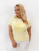 T shirt RV TS model 22172999 jasny żółty - FPrice