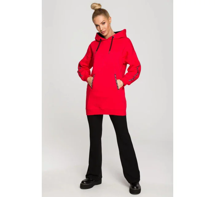 Dámská mikina model 19358956 červená Made Of Emotion - Moe