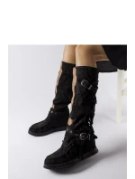 Čižmy na klinovom podpätku model 205791 Solea Čižmy na klinovom podpätku model 205791 Solea