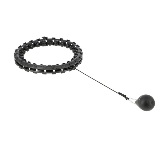 HMS HHW01 obruč s výstupkami a závažiami čierna HMS HHW01 obruč s výstupkami a závažiami čierna