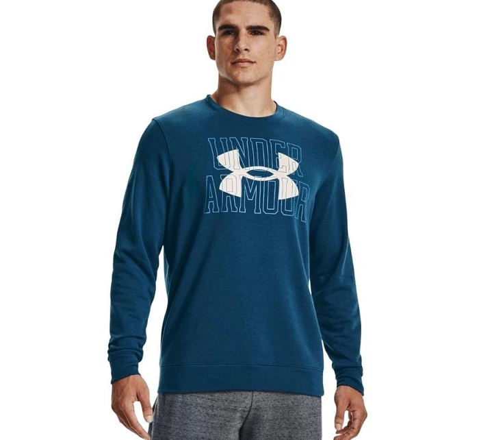 Pánske tričko UA Rival Terry Logo Crew M 1370391 458 - Under Armour Pánske tričko UA Rival Terry Logo Crew M 1370391 458 - Under Armour