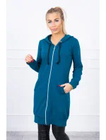 Šaty s kapucí, mikina marine
