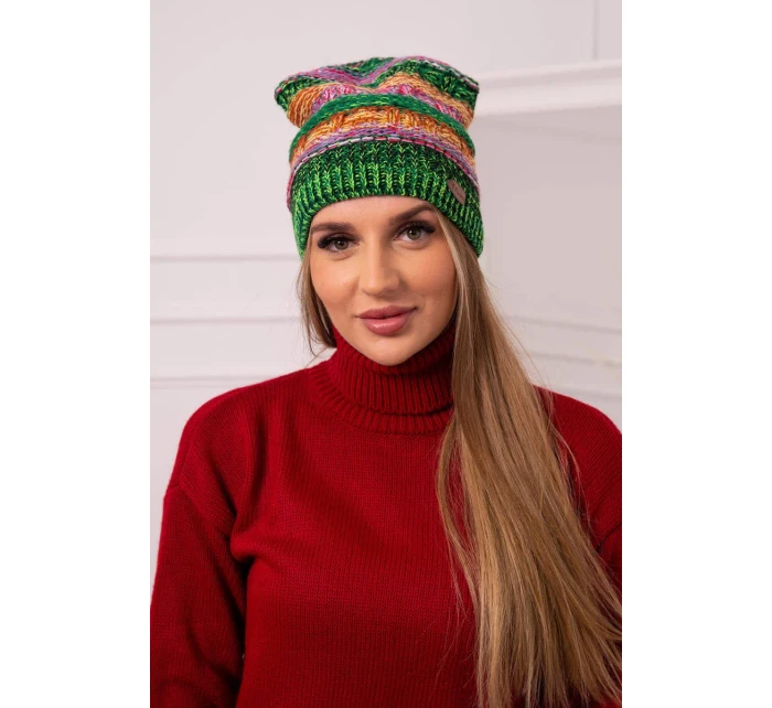 Fleecová čepice Patrycja K254 model 18752125 neonová - K-Fashion