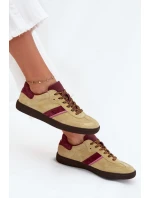 Zamszowe Niskie Sneakersy Damskie Big Star SS274680 HI-POLY SYSTEM Limonkowe