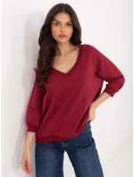 Bluza RV BL model 21836742 bordowy - FPrice Bluza RV BL model 21836742 bordowy - FPrice