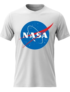 Dámské bavlněné tričko s potiskem - NASA - bílé