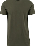 Build your Brand BY 028 Pánske tričko „Shaped Long“ 56.0028 olivová
