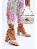 Zamszové se Béžové Diamond model 21626038 - Boto Zamszové se Béžové Diamond model 21626038 - Boto