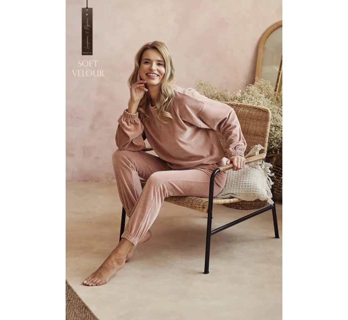 Dámská tepláková souprava Belle 01 béžová  model 19446199 - Taro