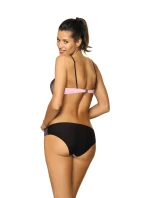 Dámske dvojdielne plavky Charlotte Pink M-495 (3) ružová a čierna - Marko