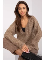 Sveter na zapínanie model 186752 AT