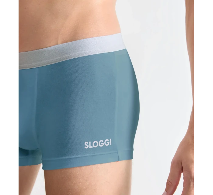 Pánske boxerky GO ABC 2.0 Hipster 2P - neznáme - modré 7311 - SLOGGI Pánske boxerky GO ABC 2.0 Hipster 2P - neznáme - modré 7311 - SLOGGI