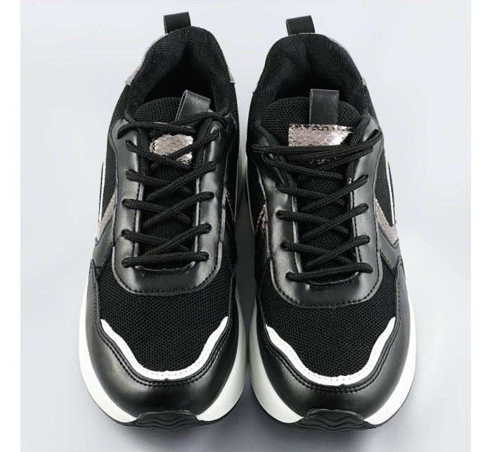 Čierne dámske športové topánky (BS-06)