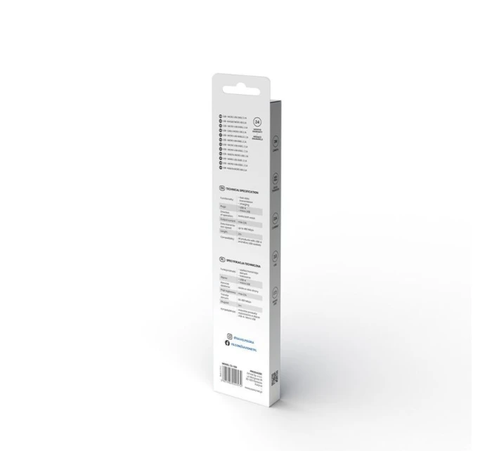 Kabel USB USB 2.0 typ A ; 2 bílá model 21863475 - Savio Kabel USB USB 2.0 typ A ; 2 bílá model 21863475 - Savio