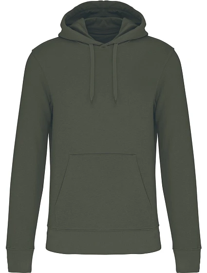 Kariban K 4027 Pánska ekologická mikina s kapucňou 20.4027 tmavá khaki Kariban K 4027 Pánska ekologická mikina s kapucňou 20.4027 tmavá khaki