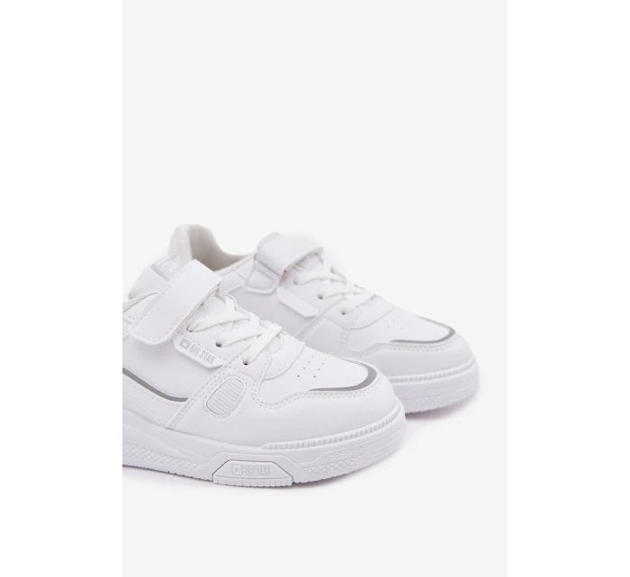 Dětské tenisky na suchý zip Big Star model 21706408 Bílé - Big Star Shoes