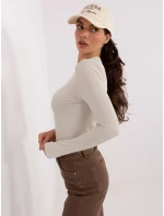 Bluzka model 21789093 jasny beżowy - FPrice Bluzka model 21789093 jasny beżowy - FPrice