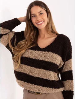 Jumper MI SW WK3031.22 tmavohnedý