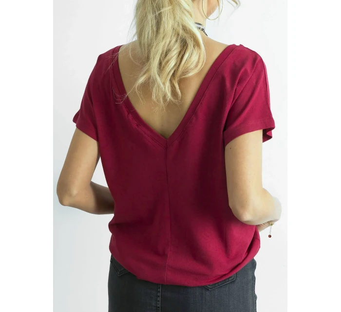 Tričko RV TS 4662.86 gaštanová