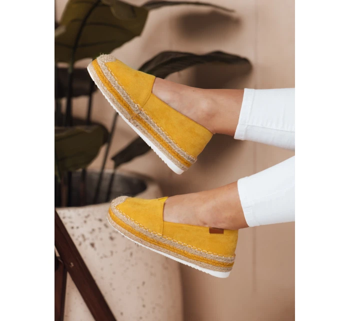 Dámske žlté espadrilky LANSI FashionStreet ZY0056