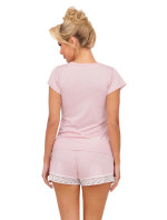 Dámske pyžamo Jednoducho 1/2 ružové - Donna