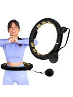 Čierna/zlatá HHM13 Magnetický set Hula Hop s počítadlom HMS + BR163 Čierny pás na chudnutie Čierna/zlatá HHM13 Magnetický set Hula Hop s počítadlom HMS + BR163 Čierny pás na chudnutie