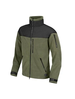 Mikina CLASSIC – fleece – olivově model 22368856