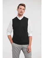 Russell Athletic 716M Svetr s výstrihom do V 11.716M charcoal marl Russell Athletic 716M Svetr s výstrihom do V 11.716M charcoal marl