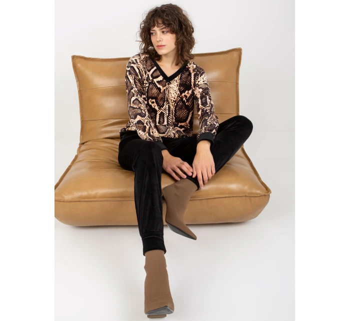 Dámsky komplet RP KMPLčierny a béžový Dámsky komplet RP KMPLčierny a béžový