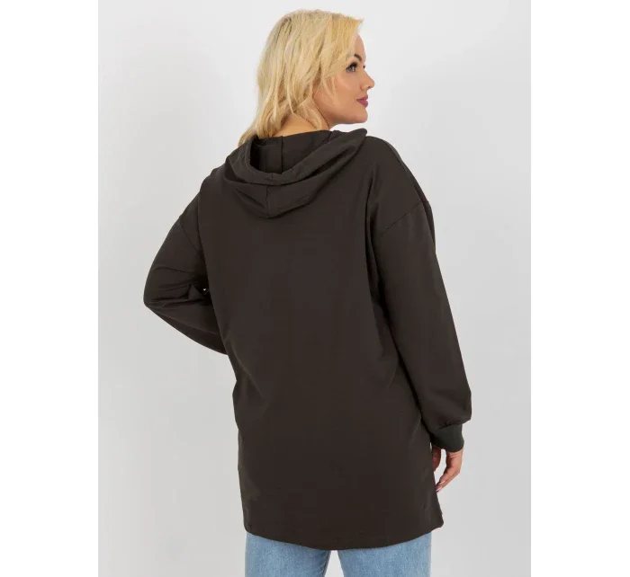 Mikina RV BL 8258.34 tmavá khaki