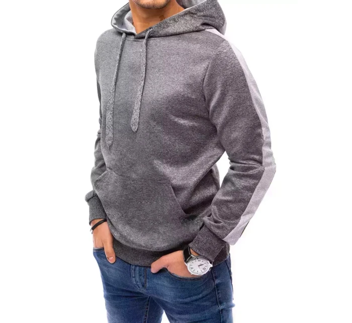 Pánská mikina s kapucí tmavě šedá Dstreet model 21964069 - FashionStreet