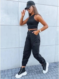 Dámske padákové nohavice NECTI black FashionStreet UY1637