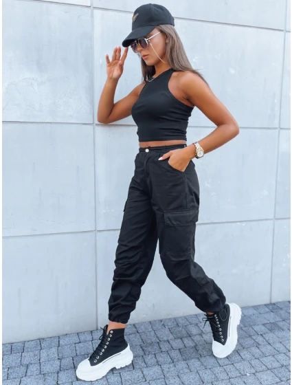 Dámské padákové kalhoty black Dstreet model 21970841 - FashionStreet